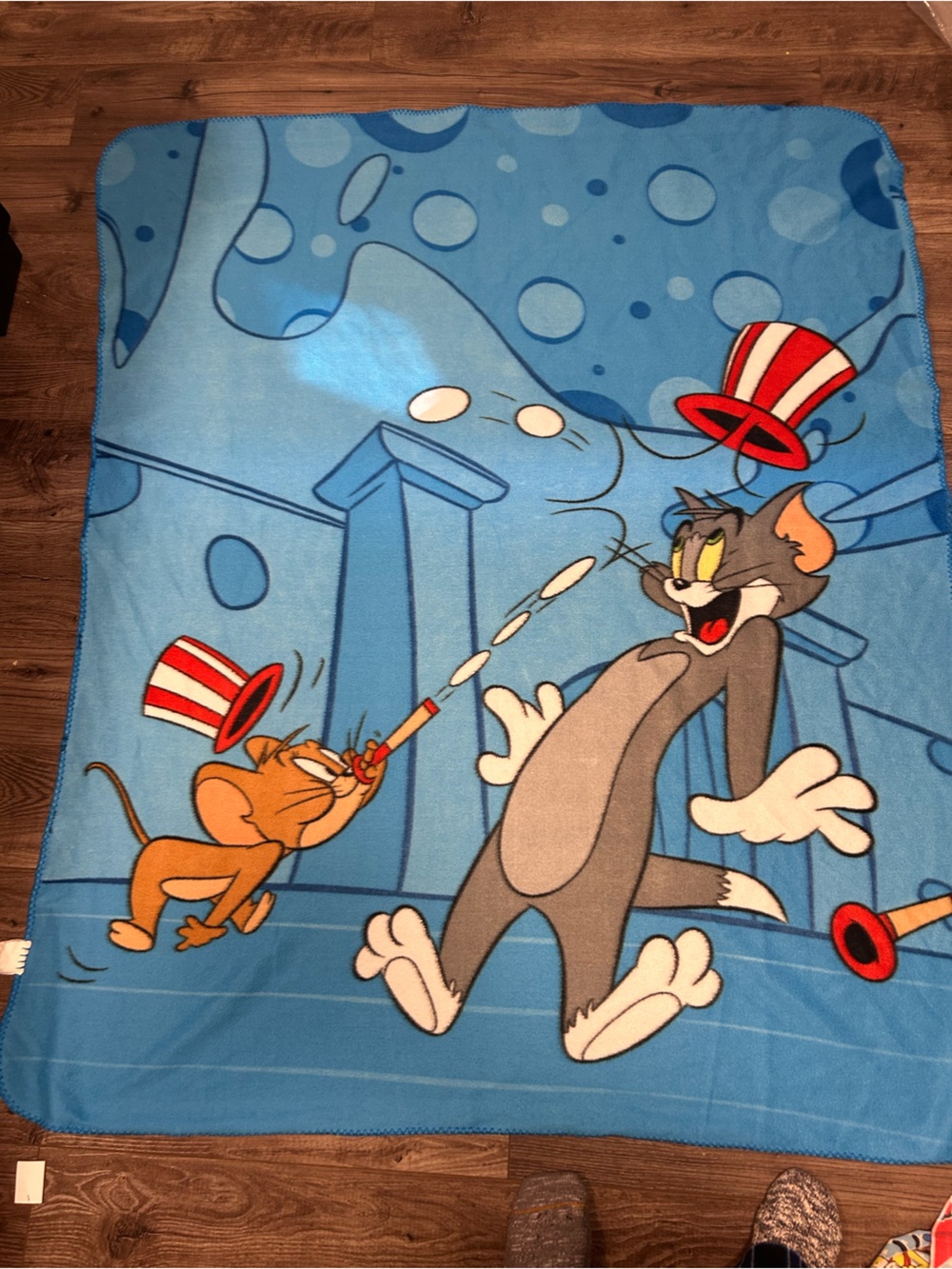 Vintage tom and jerry fleece